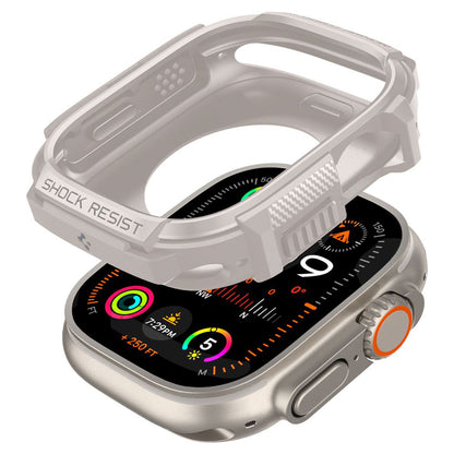 Puzdro Spigen Rugged Armor pre Apple Watch Ultra Series, Bežové ACS07381
