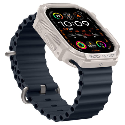 Puzdro Spigen Rugged Armor pre Apple Watch Ultra Series, Bežové ACS07381