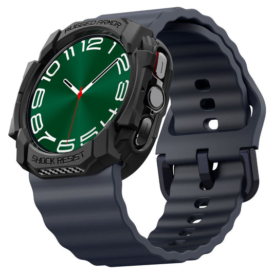 Puzdro Spigen Rugged Armor pre Samsung Galaxy Watch Ultra, Čierne