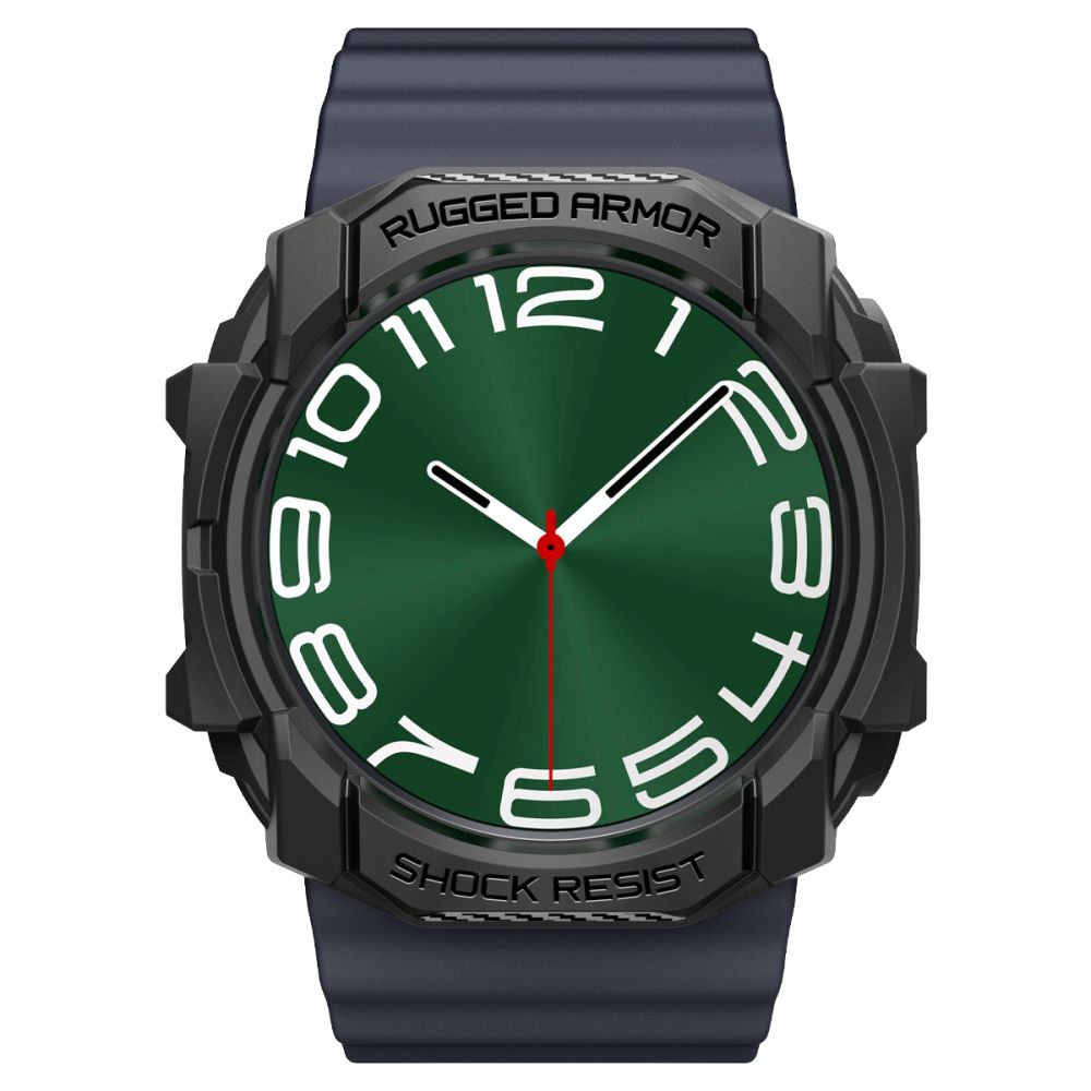 Puzdro Spigen Rugged Armor pre Samsung Galaxy Watch Ultra, Čierne