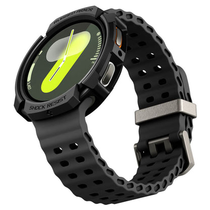 Puzdro Spigen Rugged Armor pre Samsung Galaxy Watch8 40mm, Čierne ACS10004