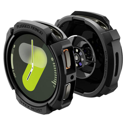 Puzdro Spigen Rugged Armor pre Samsung Galaxy Watch8 40mm, Čierne ACS10004