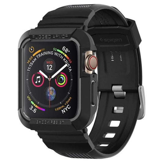 Puzdro Spigen Rugged Armor Pro pre Apple Watch 44mm Series, čierne 062CS25324