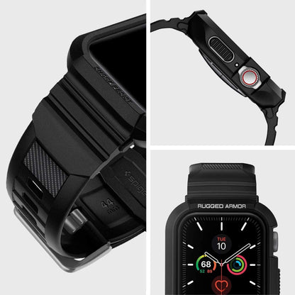 Puzdro Spigen Rugged Armor Pro pre Apple Watch 44mm Series, čierne 062CS25324