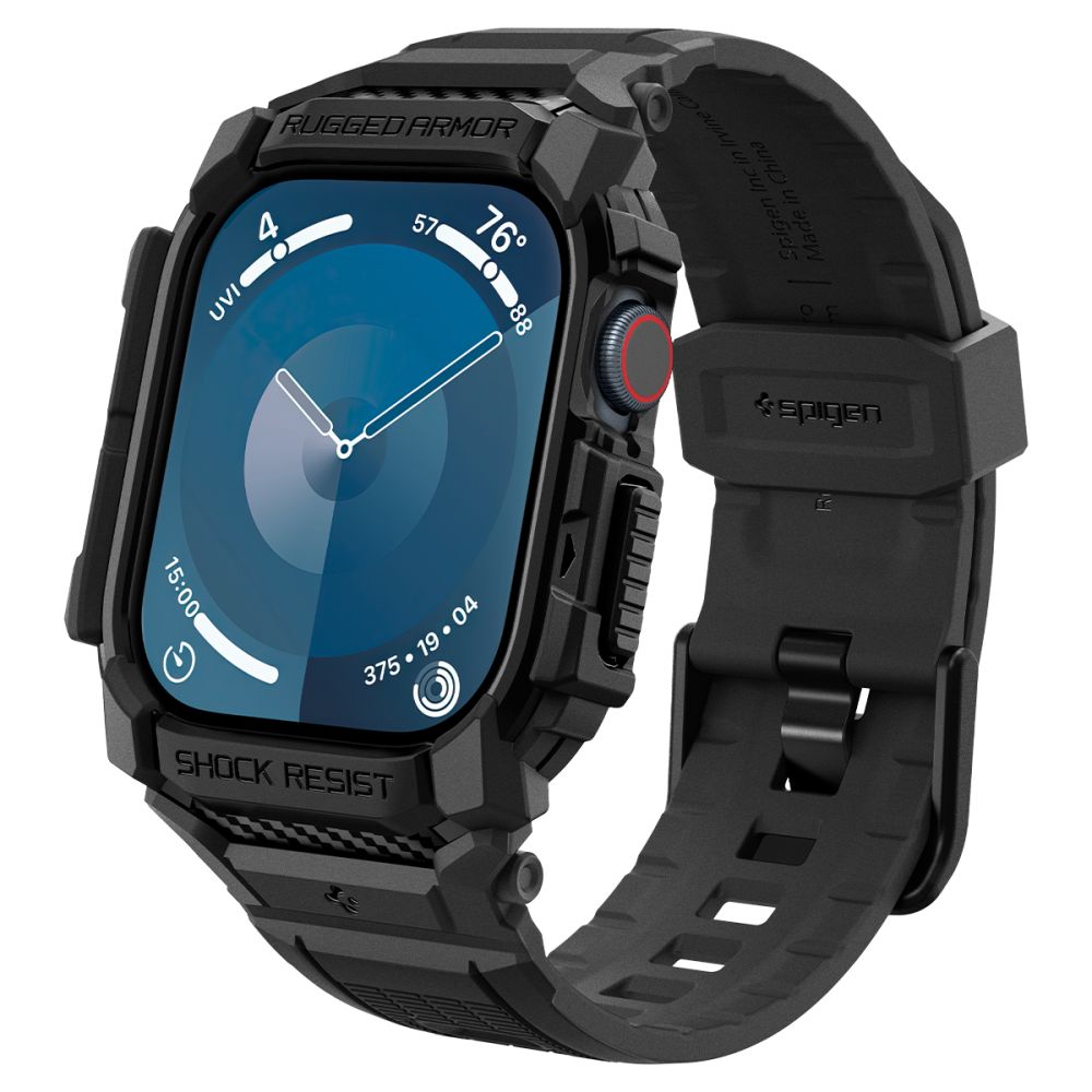 Puzdro Spigen Rugged Armor Pro pre Apple Watch Series 10 42mm, Matná Čierna ACS08591