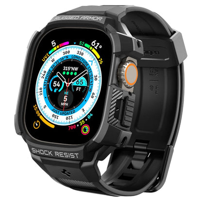 Puzdro Spigen Rugged Armor Pro pre Apple Watch Ultra Series, Čierne