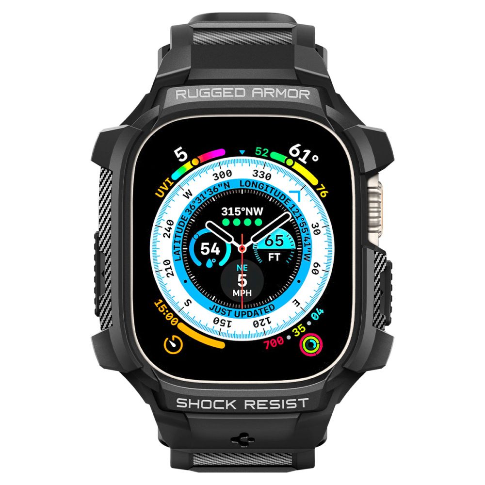 Puzdro Spigen Rugged Armor Pro pre Apple Watch Ultra Series, Čierne