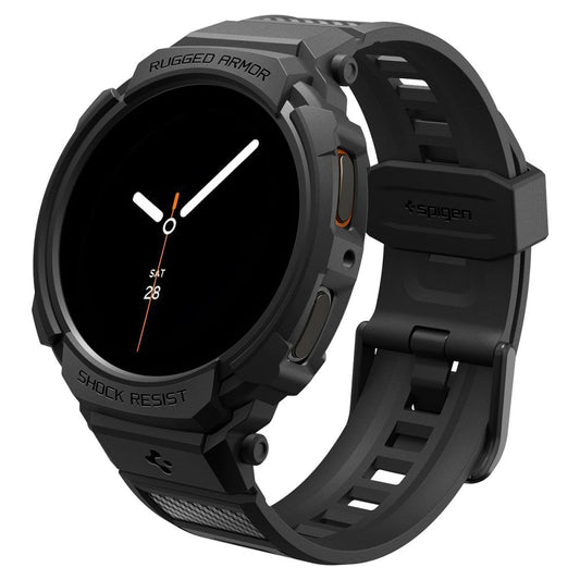 Puzdro Spigen Rugged Armor Pro pre Samsung Galaxy Watch8 44mm, Čierne ACS10007