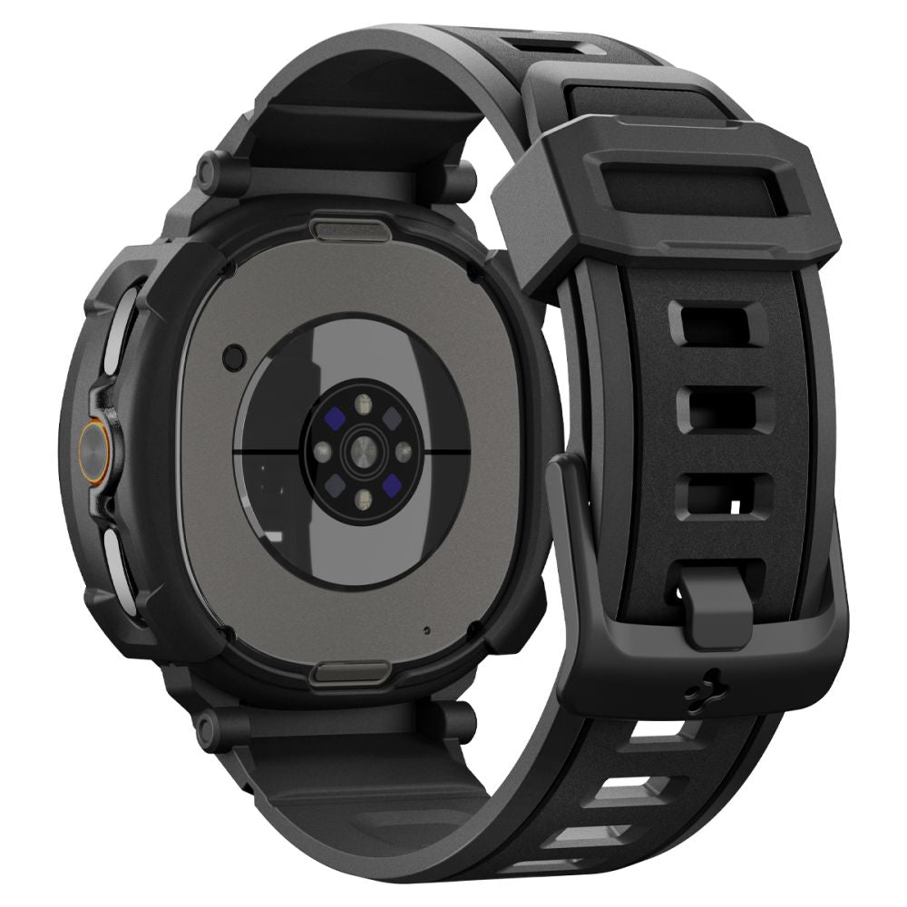 Puzdro Spigen Rugged Armor Pro pre Samsung Galaxy Watch8 Classic, Matná Čierna ACS10013