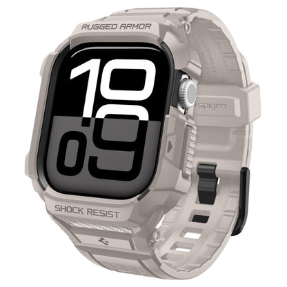 Puzdro Spigen Rugged Armor Pro V2 pre Apple Watch Series 10 / 11 42mm, Béžová
