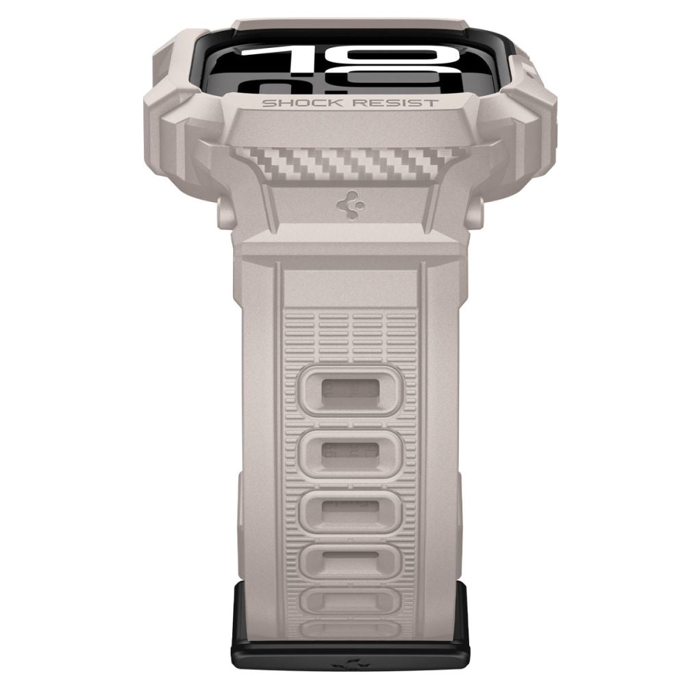 Puzdro Spigen Rugged Armor Pro V2 pre Apple Watch Series 10 / 11 42mm, Béžová