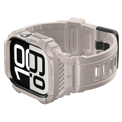 Puzdro Spigen Rugged Armor Pro V2 pre Apple Watch Series 10 / 11 46mm, Béžová ACS10506