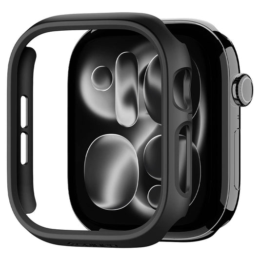Spigen Thin Fit Case for Apple Watch 12 42mm, Black ACS11880