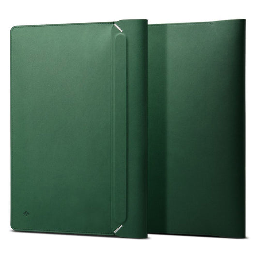 Puzdro Spigen Valentinus pre Laptop 15inch - 16inch, Zelené