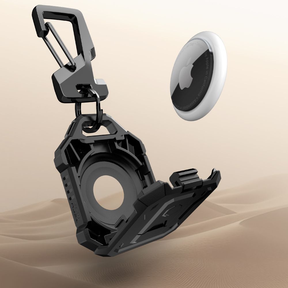 Puzdro Tech-Protect Kevlar Pro pre Apple AirTag, Čierne