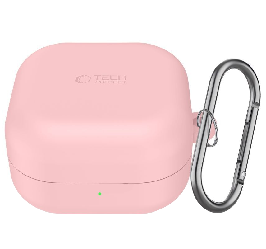 Puzdro Tech-Protect Silicone Hook pre Samsung Galaxy Buds4 / Buds4 Pro, Ružové