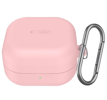 Puzdro Tech-Protect Silicone Hook pre Samsung Galaxy Buds4 / Buds4 Pro, Ružové