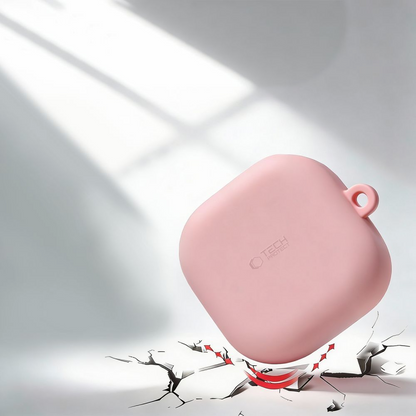 Puzdro Tech-Protect Silicone Hook pre Samsung Galaxy Buds4 / Buds4 Pro, Ružové