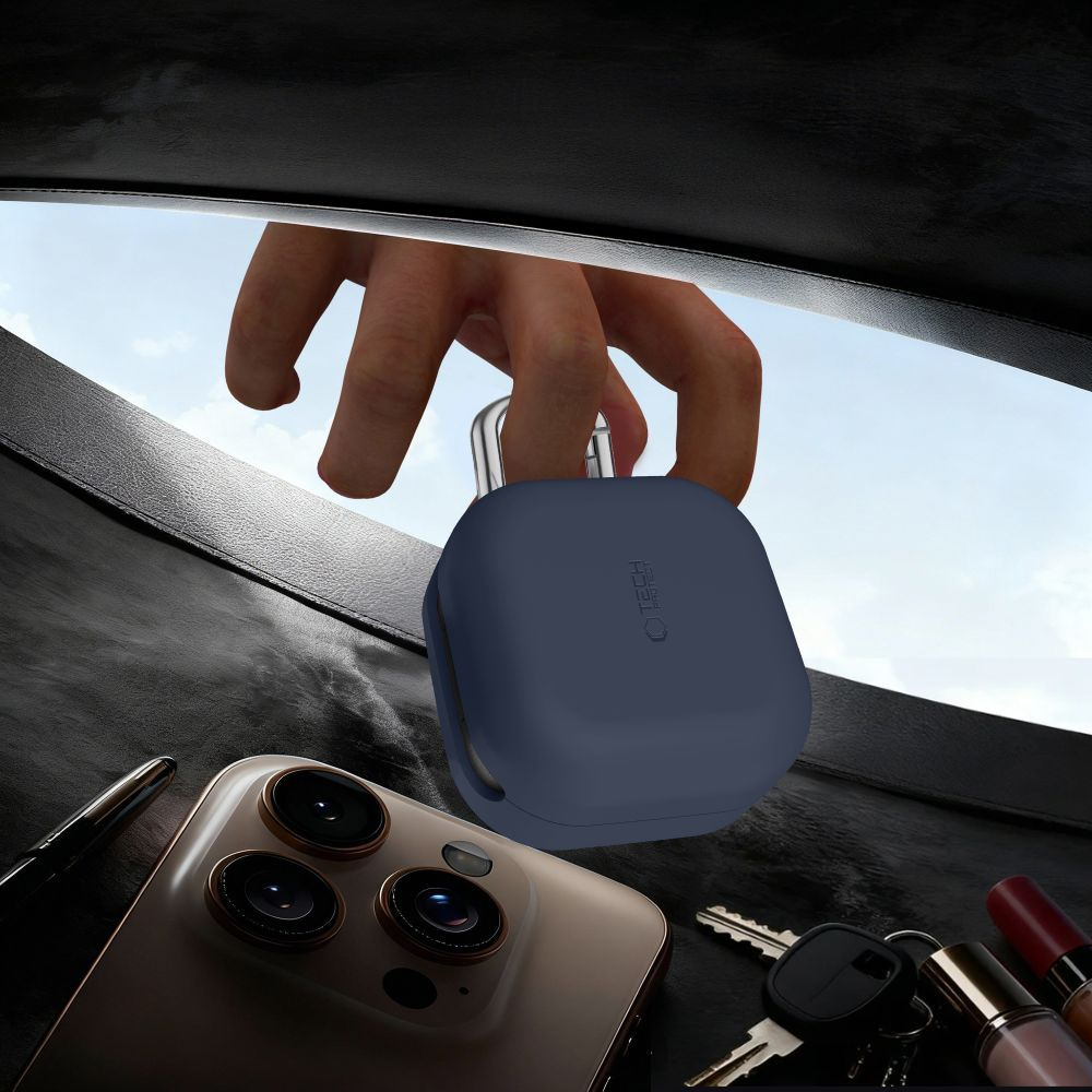 Puzdro Tech-Protect Silicone Hook pre Samsung Galaxy Buds4 / Buds4 Pro, Ružové