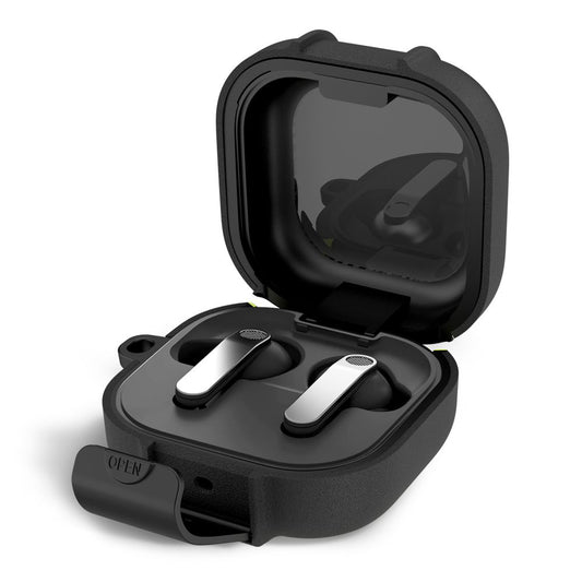 Puzdro Tech-Protect Slim Hook pre Samsung Galaxy Buds4 / Buds4 Pro, Čierne