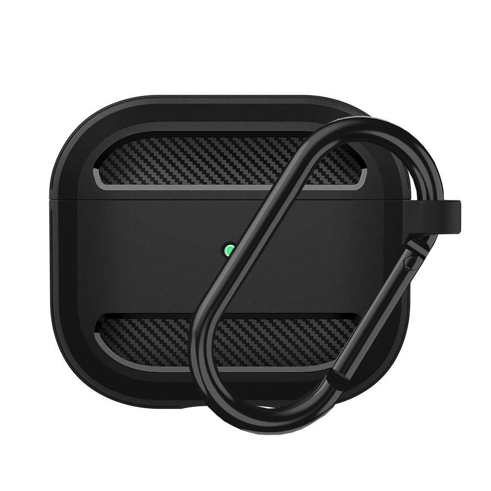 Techsuit Carbon puzdro pre Apple AirPods 3, čierne