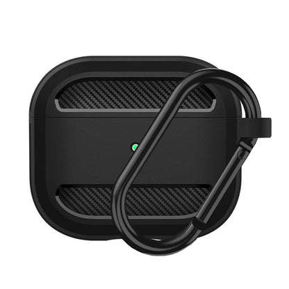 Techsuit Carbon puzdro pre Apple AirPods 3, čierne
