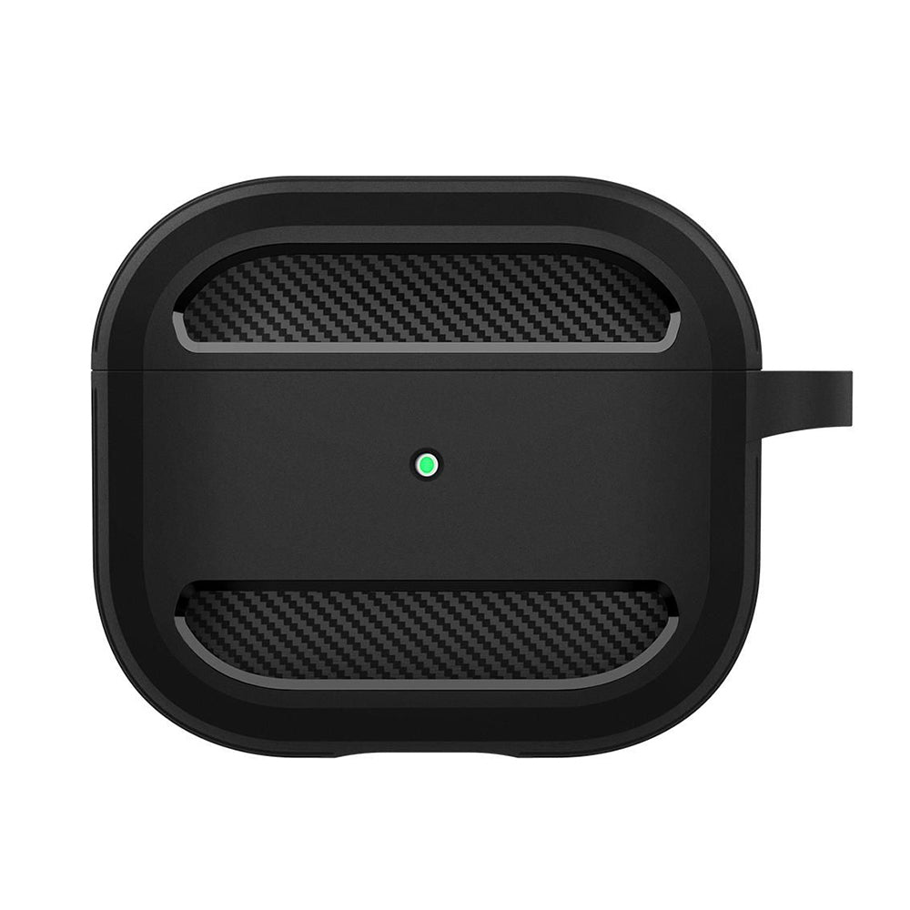 Techsuit Carbon puzdro pre Apple AirPods 3, čierne
