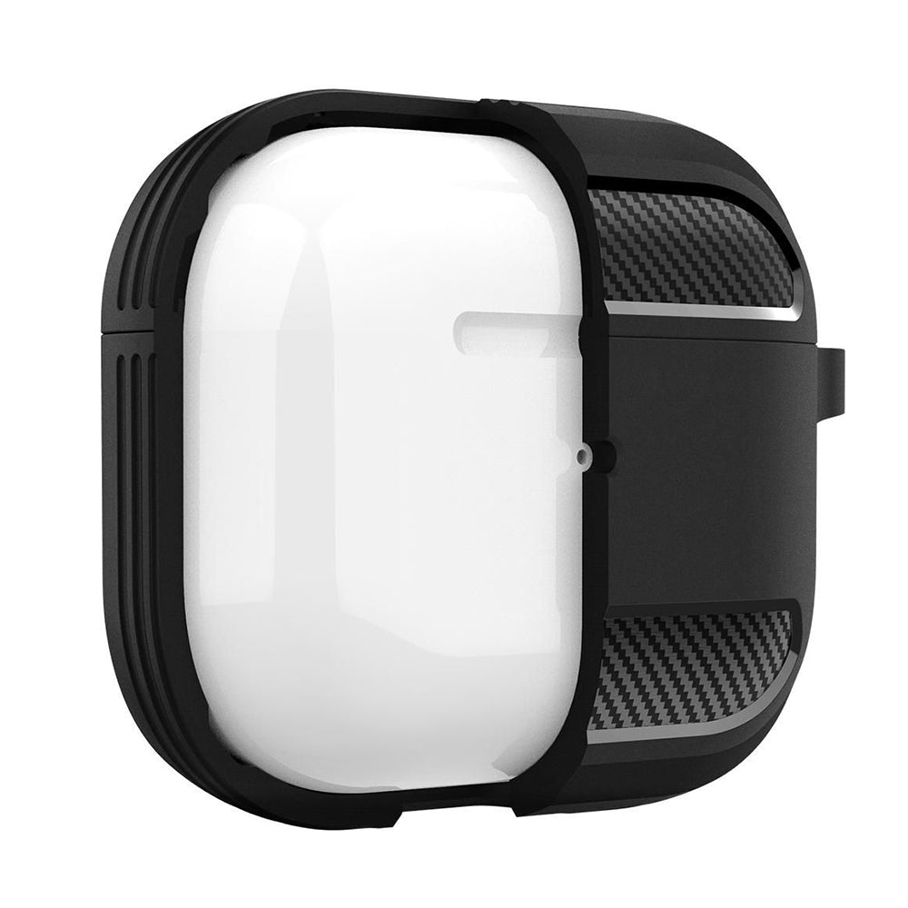 Techsuit Carbon puzdro pre Apple AirPods 3, čierne