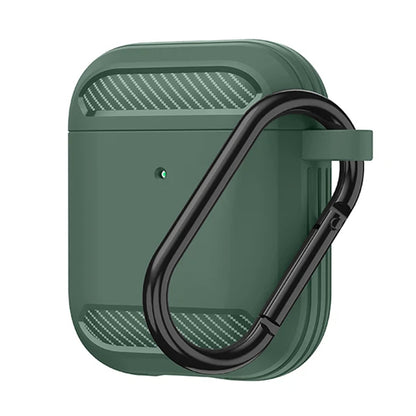 Obal Techsuit Carbon pre Apple AirPods Gen 2 / Gen 1, zelený