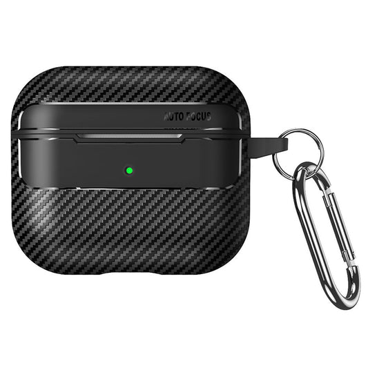 Puzdro Techsuit CarbonFiber pre Apple AirPods Pro 3, Čierne