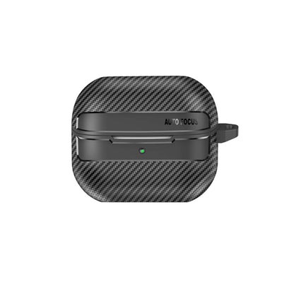 Obal Techsuit CarbonFiber pre Samsung Galaxy Buds3 FE / Buds3 Pro / Buds3, čierny