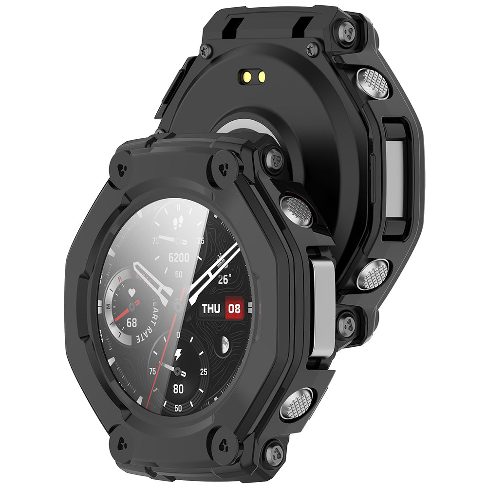 Techsuit Defense360 Pro Case for Amazfit T-Rex 3, Black