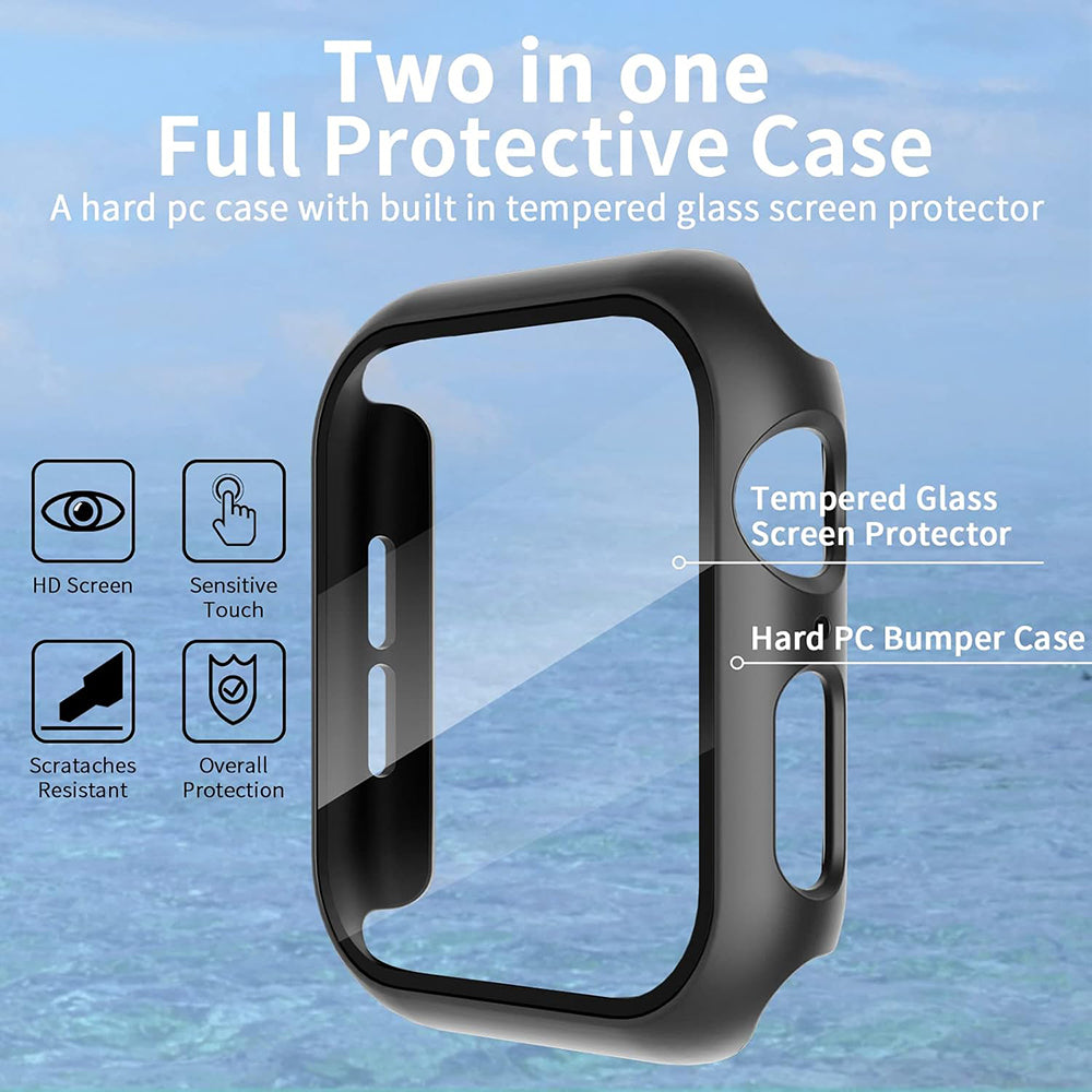 Obal Techsuit Defense360 Pro pre Apple Watch 44mm Series, čierny