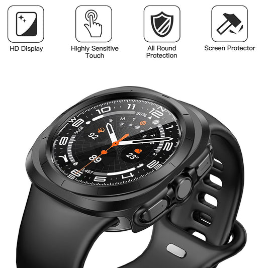 Obal Techsuit Defense360 Pro pre Samsung Galaxy Watch Ultra, čierny