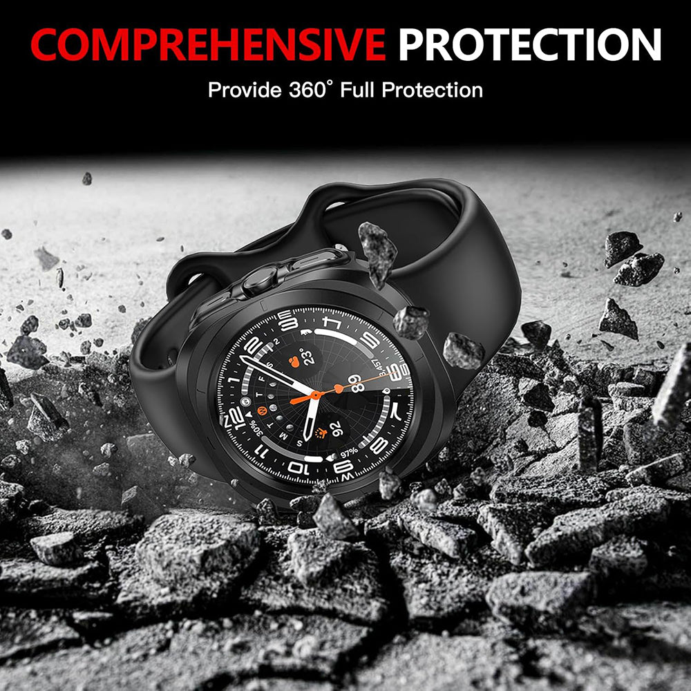 Obal Techsuit Defense360 Pro pre Samsung Galaxy Watch Ultra, čierny