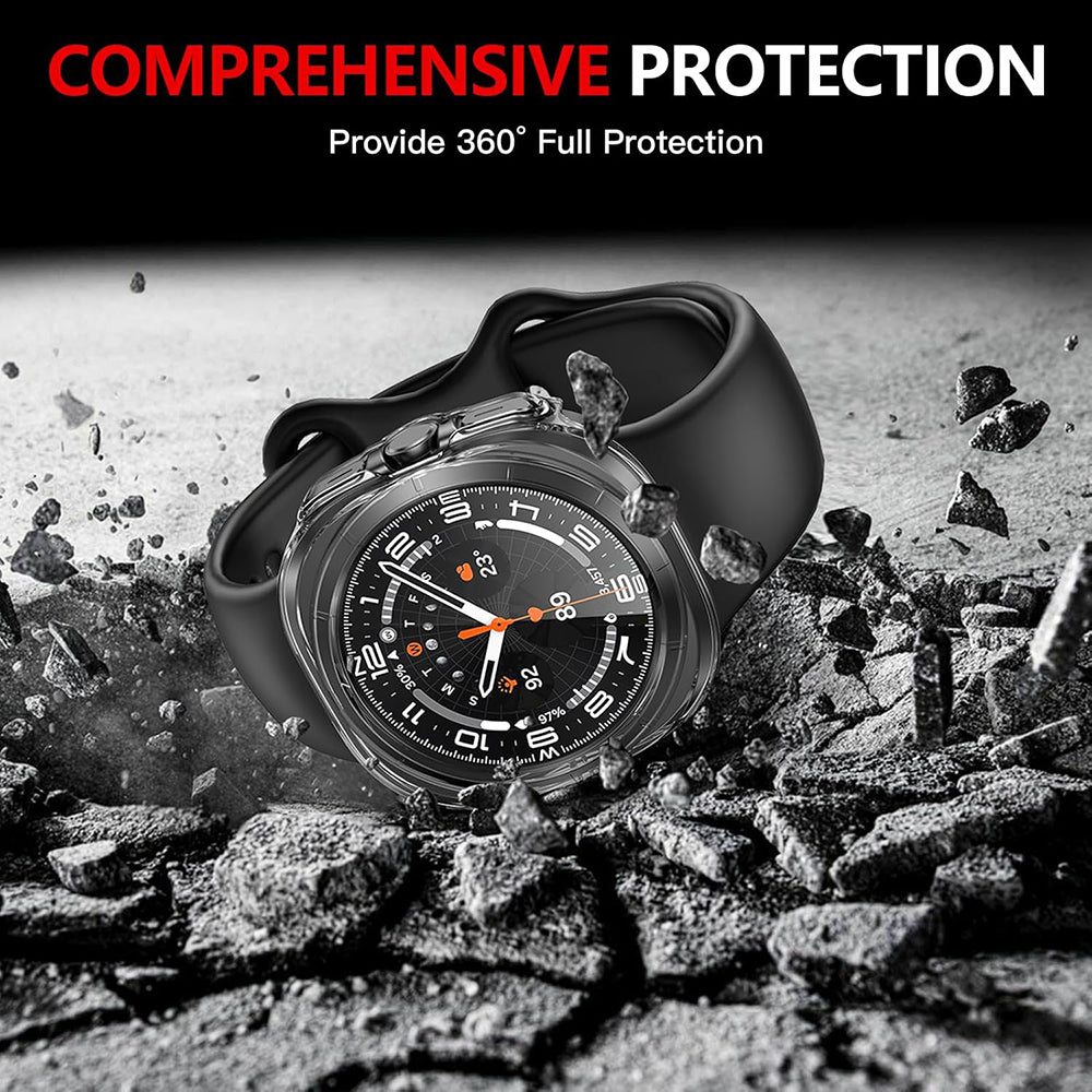Obal Techsuit Defense360 Pro pre Samsung Galaxy Watch Ultra, Priehľadný