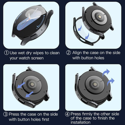 Obal Techsuit Defense360 Pro pre Samsung Galaxy Watch7 40mm, čierny