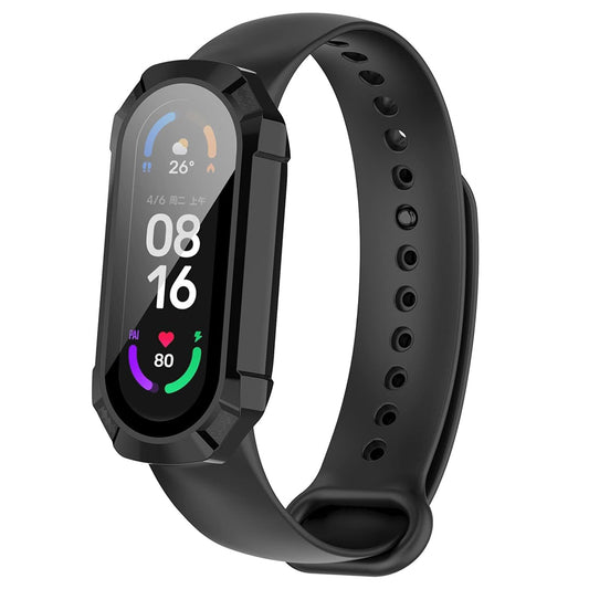 Obal Techsuit Defense360 Pro pre Xiaomi Smart Band 6 / Band 5 / Band 4, čierny