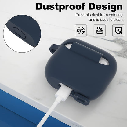 Techsuit Silikónové puzdro pre Apple AirPods 3, Tmavomodré