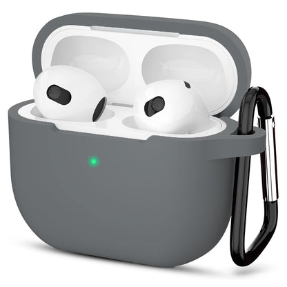 Techsuit Silikónové puzdro pre Apple AirPods 3, Sivé
