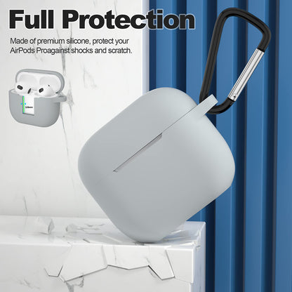 Techsuit Silikónové puzdro pre Apple AirPods 3, Sivé