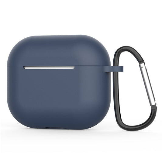 Techsuit Silikónové puzdro pre Apple AirPods 4, Tmavomodré