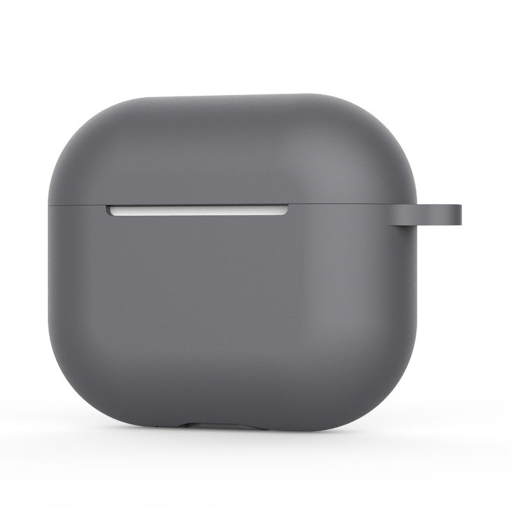 Techsuit Silikónové puzdro pre Apple AirPods 4, Sivé