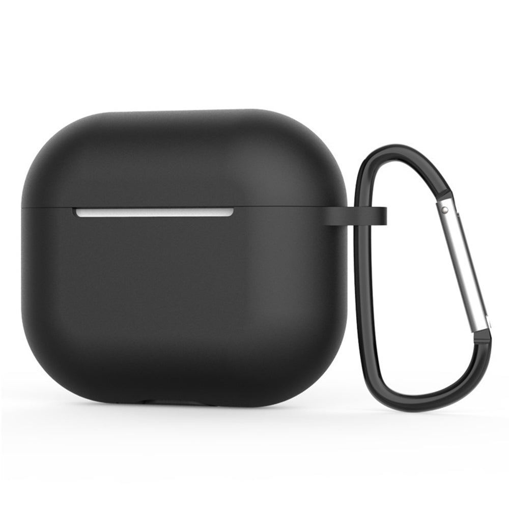 Techsuit Silikónové puzdro pre Apple AirPods 4, Čierne