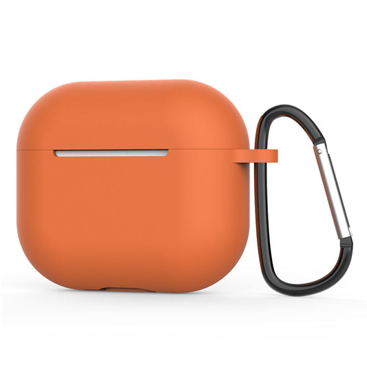 Techsuit Silikónové puzdro pre Apple AirPods 4, Oranžové