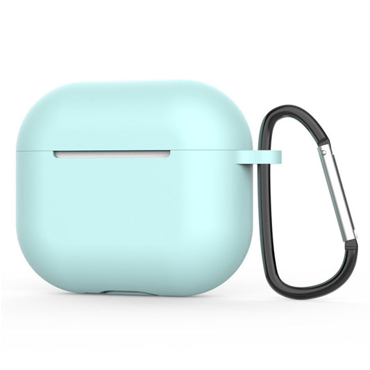 Techsuit Silikónové puzdro pre Apple AirPods 4, Svetlo tyrkysové