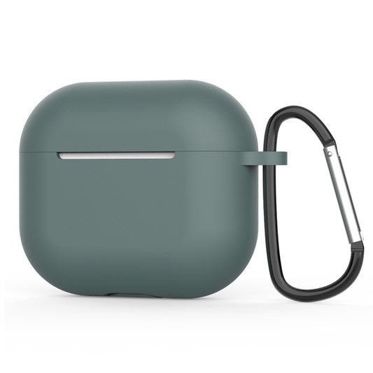 Silikónové puzdro Techsuit pre Apple AirPods 4, tmavozelené