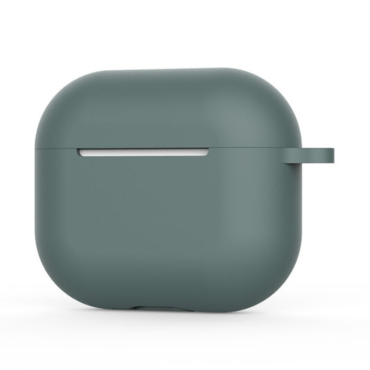 Silikónové puzdro Techsuit pre Apple AirPods 4, tmavozelené