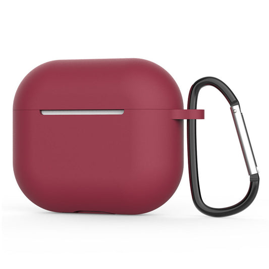 Techsuit Silikónové puzdro pre Apple AirPods 4, vínové