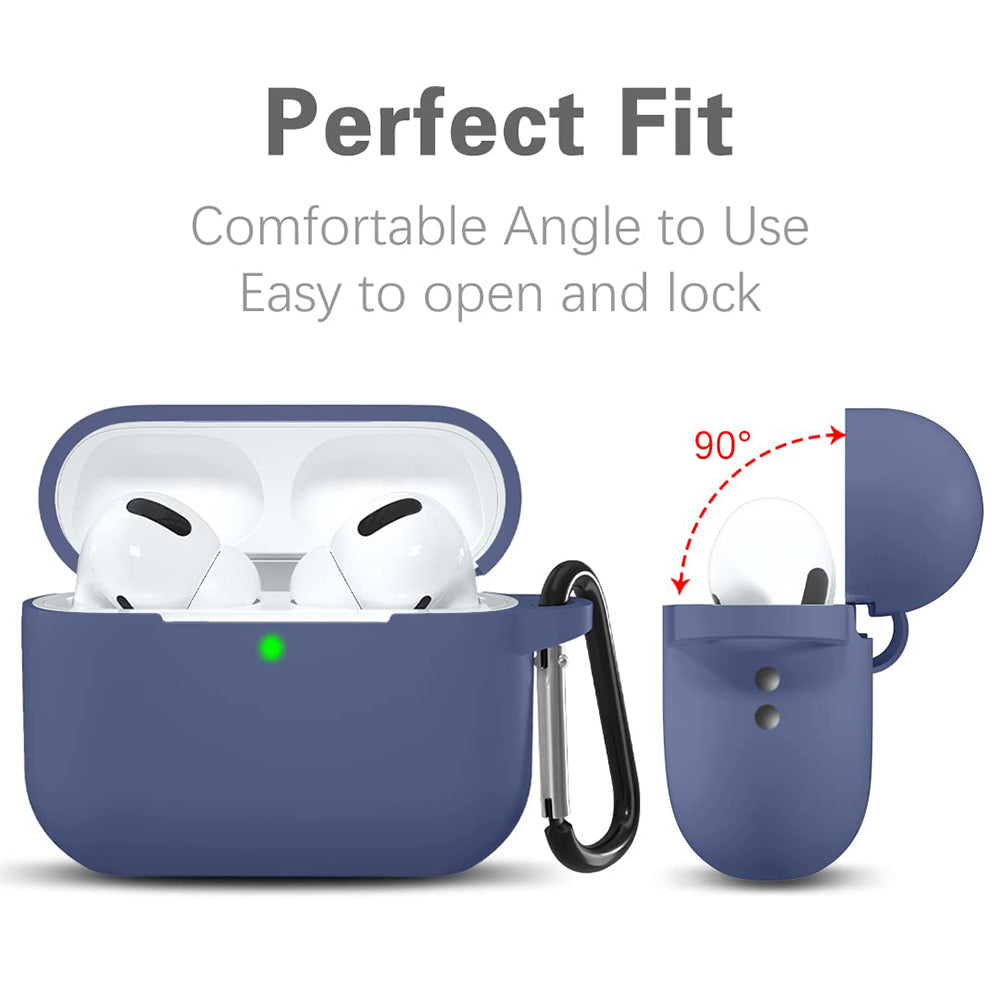 Obal Techsuit Silicone pre Apple AirPods Pro Series, námornícka modrá